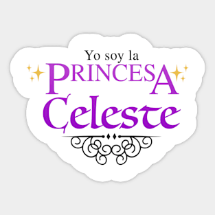 Yo soy la Princesa Celeste Sticker